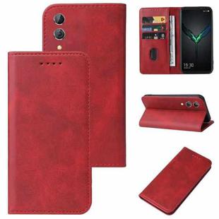 For Xiaomi Black Shark 2 Magnetic Closure Leather Phone Case(Red)