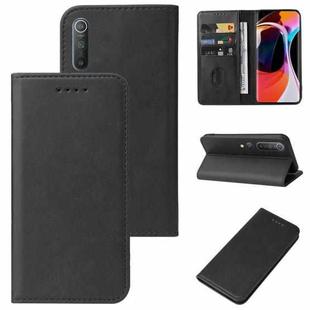 For Xiaomi Mi 10 / Mi 10 Pro Magnetic Closure Leather Phone Case(Black)