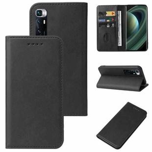 For Xiaomi Mi 10 Ultra Magnetic Closure Leather Phone Case(Black)