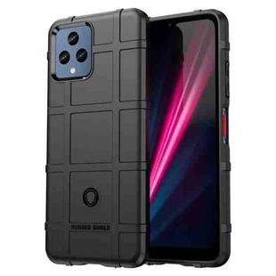 For T-Mobile REVVL 6 5G Full Coverage Shockproof TPU Phone Case(Black)