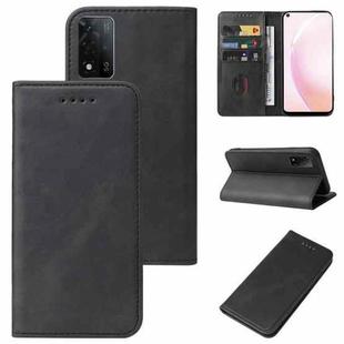 For OPPO A93s 5G Magnetic Closure Leather Phone Case(Black)