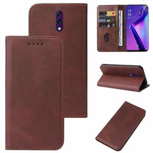 For OPPO K3 Magnetic Closure Leather Phone Case(Brown)