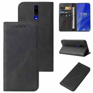 For OPPO R19 Magnetic Closure Leather Phone Case(Black)
