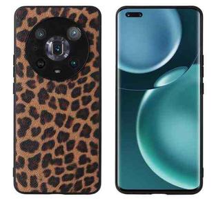 For Honor Magic4 Pro Leather Back Phone Case(Leopard Print)