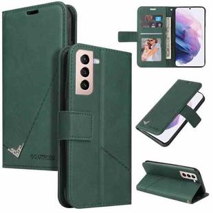 For Samsung Galaxy S22+ 5G GQUTROBE Right Angle Leather Phone Case(Green)