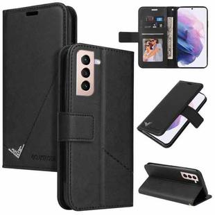 For Samsung Galaxy S22+ 5G GQUTROBE Right Angle Leather Phone Case(Black)