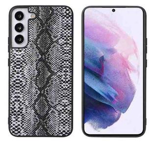For Samsung Galaxy S22 5G Leather Back Phone Case(Snakeskin Print)