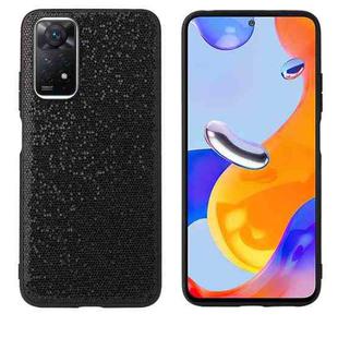 For Xiaomi Redmi Note 11 Pro Leather Back Phone Case(Black Sequins)