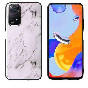 For Xiaomi Redmi Note 11 Leather Back Phone Case(Marble)