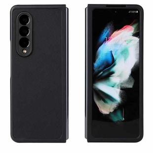 For Samsung Galaxy Z Fold3 5G Leather Back Phone Case(Black)