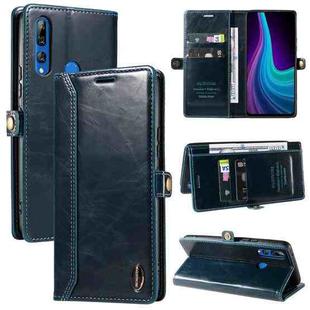 For Huawei P Smart Z / Y9 Prime GQUTROBE RFID Blocking Oil Wax Leather Phone Case(Blue)