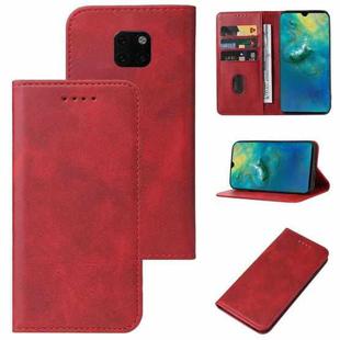 For Huawei Mate 20 Magnetic Closure Leather Phone Case(Red)