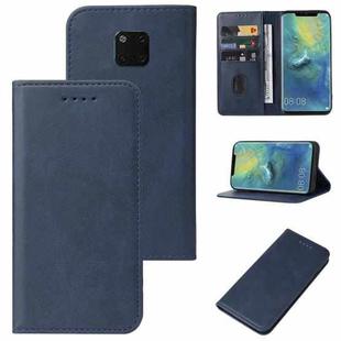 For Huawei Mate 20 Pro Magnetic Closure Leather Phone Case(Blue)