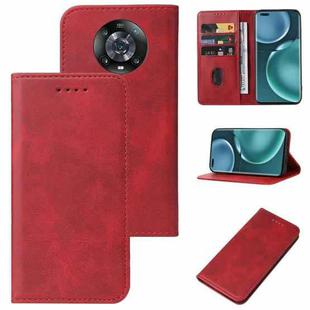 For Honor Magic4 Pro Magnetic Closure Leather Phone Case(Red)