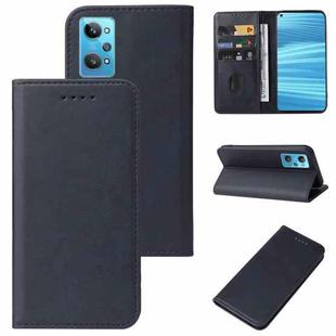 For Realme GT2 Magnetic Closure Leather Phone Case(Blue)