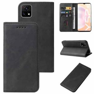 For For vivo Y52s 5G CN Version / iQOO U3 / U3x Magnetic Closure Leather Phone Case(Black)