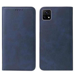 For For vivo Y52s 5G CN Version / iQOO U3 / U3x Magnetic Closure Leather Phone Case(Blue)