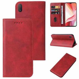 For vivo Y12i Magnetic Closure Leather Phone Case(Red)