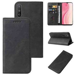 For vivo Y17 / Y15 India / Y12 / Y3 / Y3s / U10 Magnetic Closure Leather Phone Case(Black)