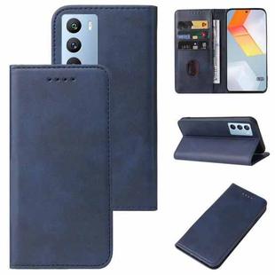 For vivo iQOO 9 SE Magnetic Closure Leather Phone Case(Blue)