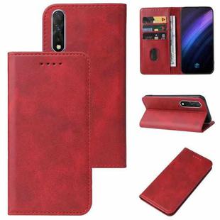 For vivo iQOO Neo 855/Z5/Y7s/S1 Foreign Version Magnetic Closure Leather Phone Case(Red)