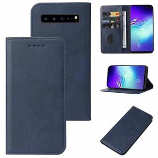 For Samsung Galaxy S10 5G Magnetic Closure Leather Phone Case(Blue)