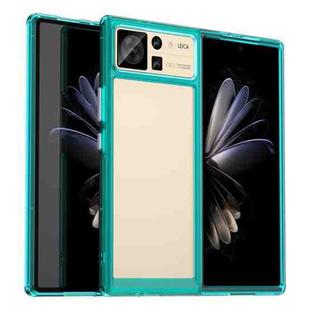 For Xiaomi Mix Fold 2 Colorful Series Acrylic + TPU Phone Case(Transparent Blue)