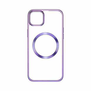 For iPhone 14 Plus TOTUDESIGN AA-188 Crystal Series TPU+PC MagSafe Case (Purple)