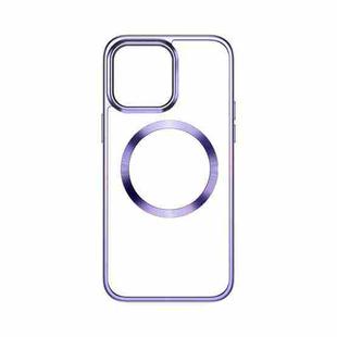 For iPhone 14 Pro TOTUDESIGN AA-188 Crystal Series TPU+PC MagSafe Case(Purple)