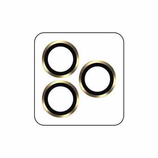 For iPhone 14 Pro / 14 Pro Max TOTUDESIGN AB-061 Golden Shield Series Metal Frame Camera Lens Film(Gold)