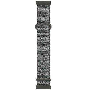 For Fitbit Versa 3 Nylon Rubber Buckle Watch Band(Grey)