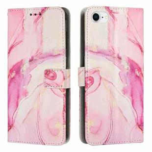 Painted Marble Pattern Leather Phone Case For iPhone 7/8(Rose Gold)