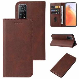 For Xiaomi Mi 10T Pro / Mi 10T 5G Magnetic Closure Leather Phone Case(Brown)