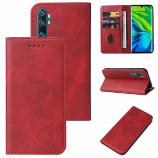 For Xiaomi Mi CC9 Pro Magnetic Closure Leather Phone Case(Red)