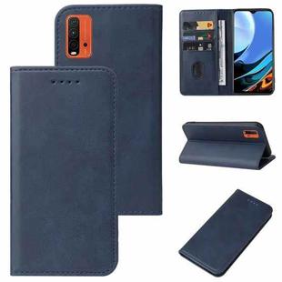 For Xiaomi Redmi 9 Power India Magnetic Closure Leather Phone Case(Blue)