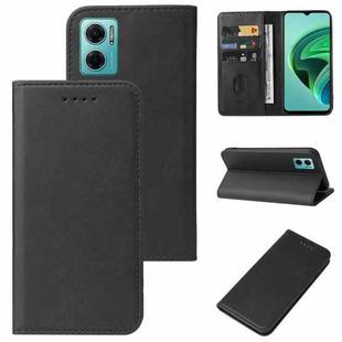 For Xiaomi Redmi Note 11E Magnetic Closure Leather Phone Case(Black)