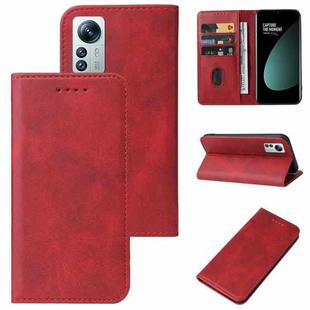 For Xiaomi 12S Pro Magnetic Closure Leather Phone Case(Red)