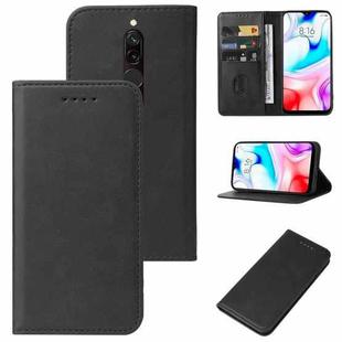 For Xiaomi Redmi 8 Magnetic Closure Leather Phone Case(Black)