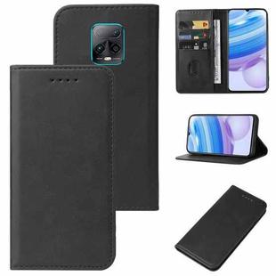 For Xiaomi Redmi 10X Pro 5G Magnetic Closure Leather Phone Case(Black)