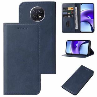 For Xiaomi Redmi Note 9T Magnetic Closure Leather Phone Case(Blue)