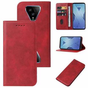 For Xiaomi Black Shark 3S Magnetic Closure Leather Phone Case(Red)