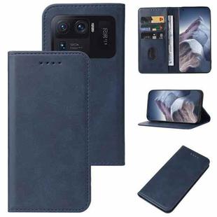 For Xiaomi Mi 11 Ultra Magnetic Closure Leather Phone Case(Blue)