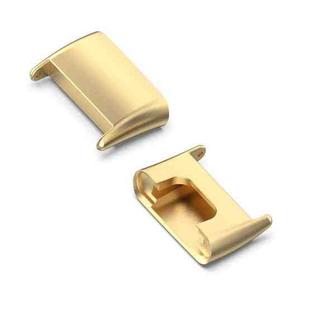 For Xiaomi Mi Band 7 Pro 1 Pair Metal Watch Band Connector(Gold)