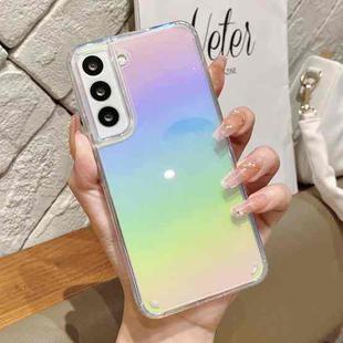 For Samsung Galaxy S22+ 5G Color Plating Acrylic + TPU Phone Case(Rainbow)