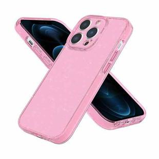 For iPhone 12 Pro Max Fine Hole Phone Case(Shining Pink)