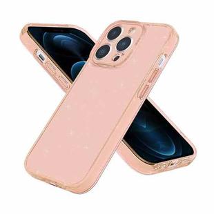 For iPhone 12 Pro Max Fine Hole Phone Case(Shining Gold)
