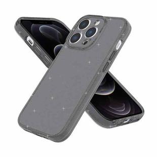 For iPhone 12 Pro Fine Hole Phone Case(Shining Black)