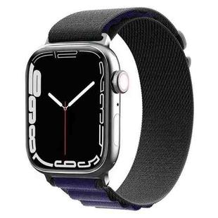 Nylon Watch Band For Apple Watch Series 8&7 45mm / SE 2&6&SE&5&4 44mm / 3&2&1 42mm (Dark Purple)