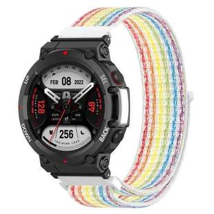 For Amazfit T-Rex2 Nylon Loop Buckle Watch Band(Colorful)