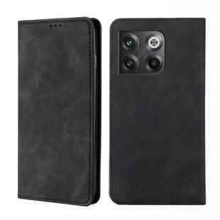 For OnePlus Ace Pro 5G Skin Feel Magnetic Horizontal Flip Leather Phone Case(Black)
